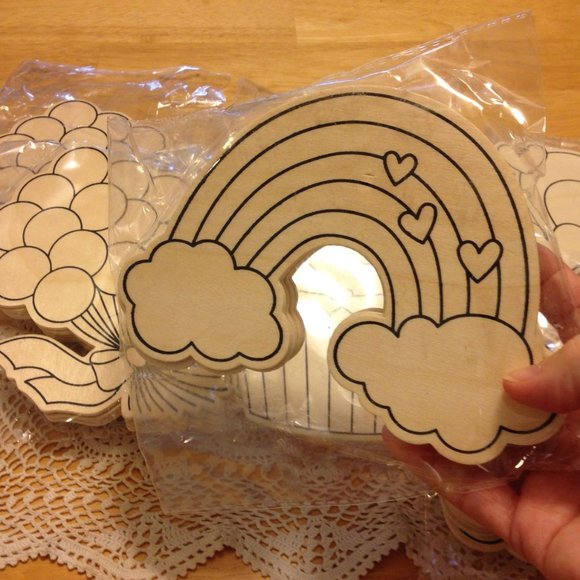 Thin Cut Outs - 53 pieces - Class crafts projects, art, teacher resources - Picture 2 of 9